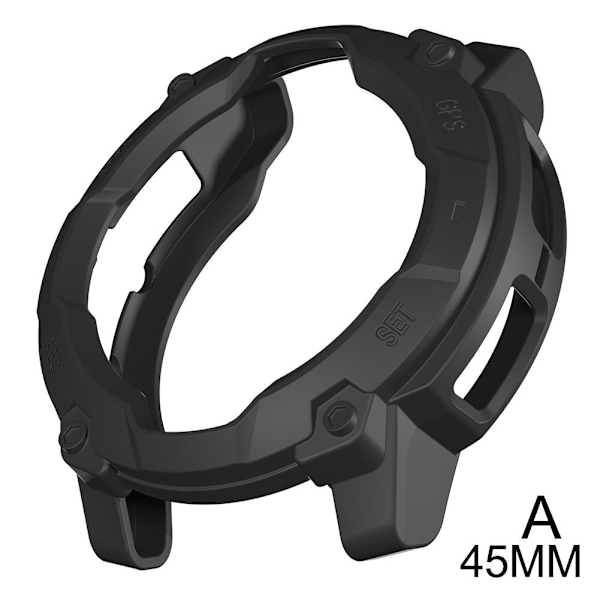 Skal Kompatibelt för Garmin Instinct 3 Solar 45mm/50mm Skydd, Ant black 45MM