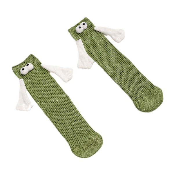 1 par roliga bomullspar för par som håller i hand white 1 pair