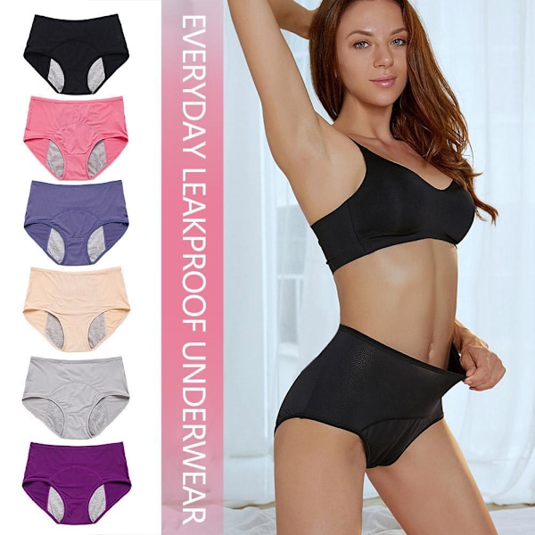 Everdries Läcksäkra Underkläder för Kvinnor Inkontinens, Läcksäkra Skin XL