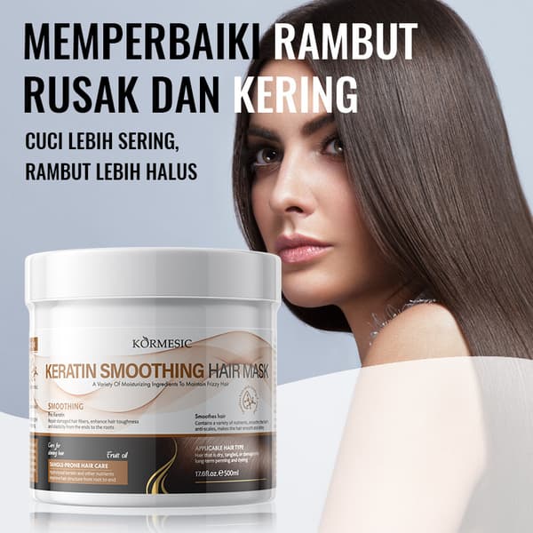 Keratin Glatt Hårmaske Behandling