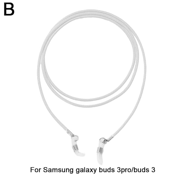 Anti-förlustband för hörlurar - Halsband för att hänga black for Galaxy Buds 3 pro