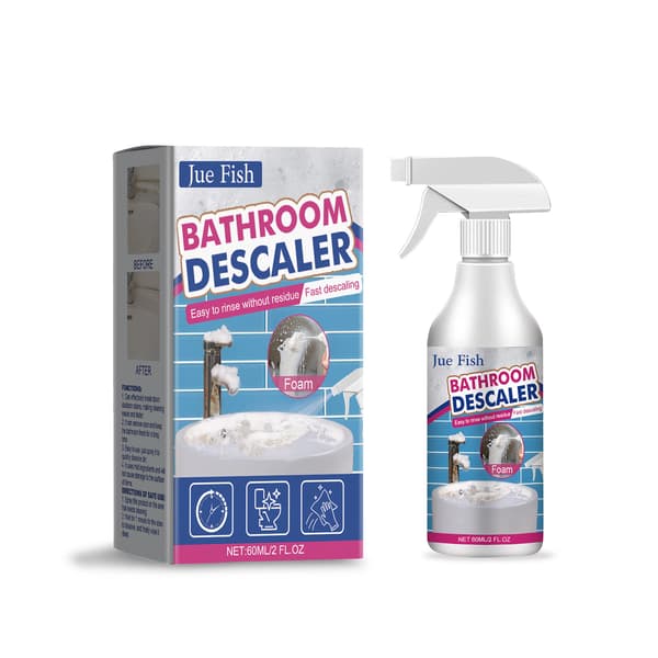 Badeværelsesrens til brusekabine og badekar, kalkfjerner, håndvaskrens (60 ml)
