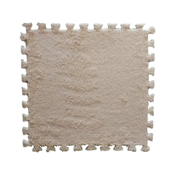 1 st 30X30cm EVA Skum Pusselmatta Mjuk Plysch för Hem Barn Sovrum grey 1pcs