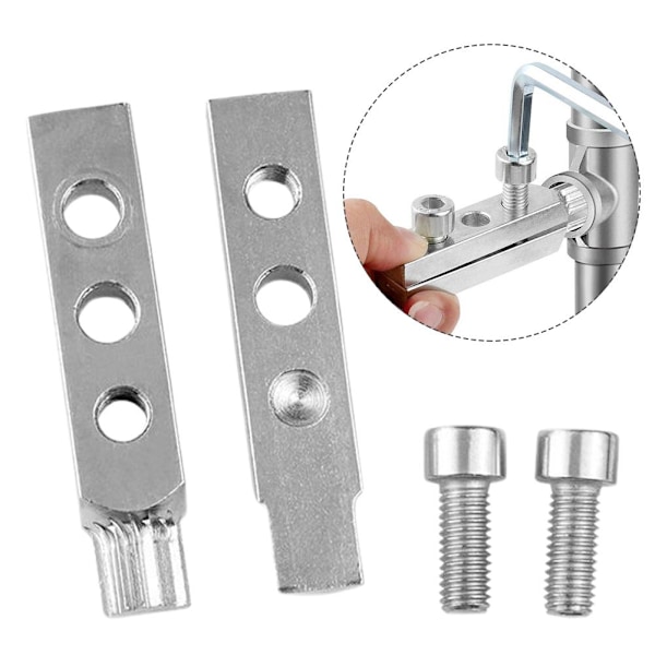 Skruvutdragare för trasiga skruvar, Verktyg för att ta bort trasiga rör, Trasig nyckel 1 set One size 2pcs