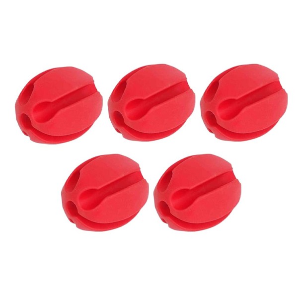 Spöhållare med kulspärr Spöskydd Förvaringsanordning Fiske Blue 5pcs