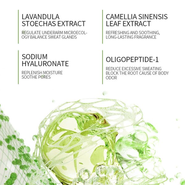 Lavendel Hvit Te Underarmsspray for Friskhet