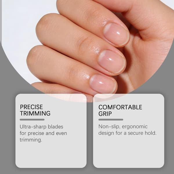 Bærbart negleklippersæt til nem manicure, passer perfekt til negle