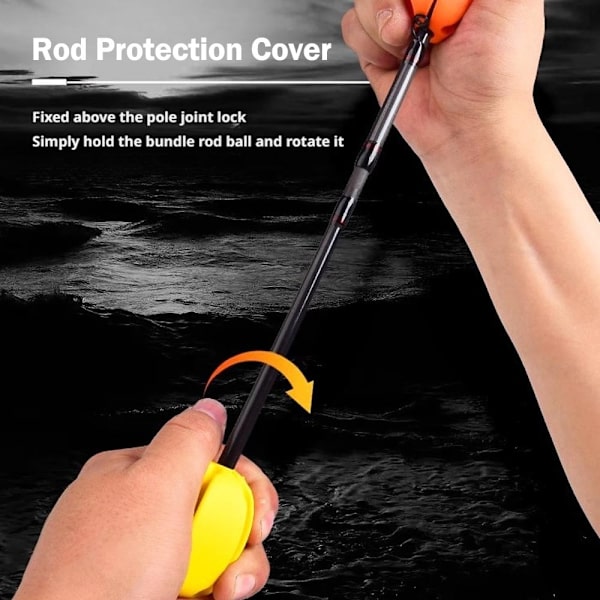 Rod Ball Retaining Clip Spöhållare Skydd Förvaringsenhet Fiskeutrustning N0 Green 5pcs