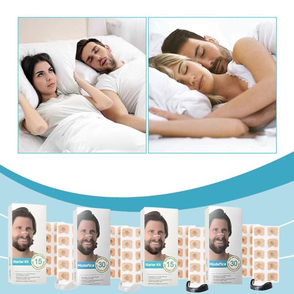 Anti-snorke magnetisk nesedilatator neselapp Stopp snorking Devi B2F8 E8E2 White 02 30 items