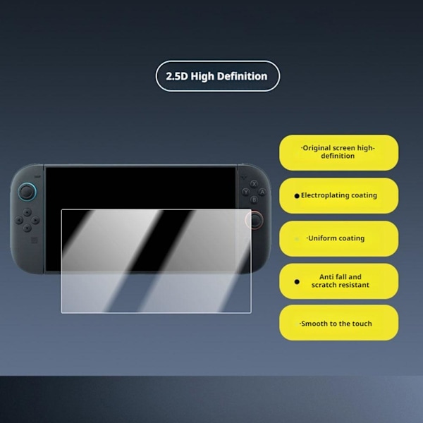 för Nintendo Switch 2 Skärmskydd 9H Härdat Glas, HD Ant HD anti blue light 1pcs