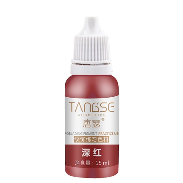 Pigment Makeup Ögonbryn Tattoo Läppar Ögonlinje Bläck Semi Permanent 1 dark gray 15ml