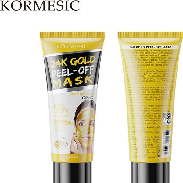 24K Gull Peel-off Maske - Rensende Pore-renser