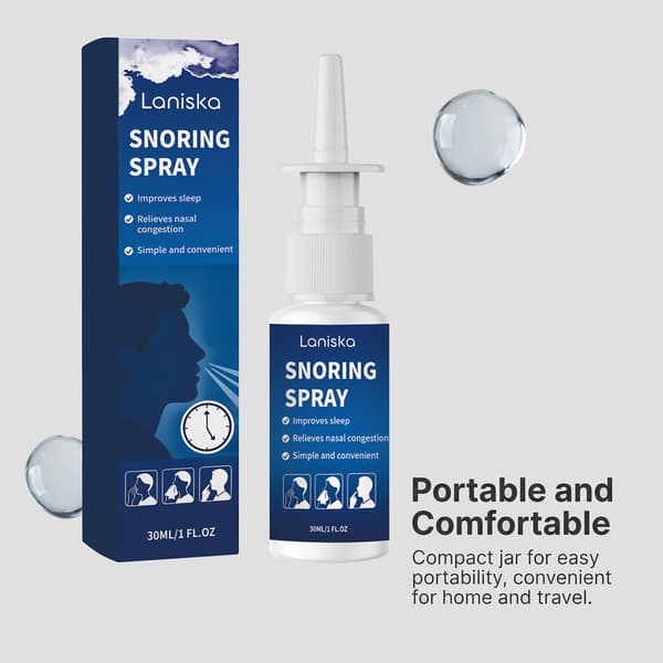 Behagelig Søvn Næsespray 30ML - Skånsom Køling til Sart Hud
