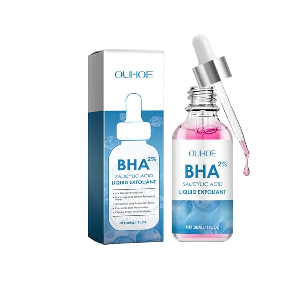 Eksfolierende serum blødgør effektivt død hud, lysner og reparerer, hvilket efterlader huden glat og sart.
