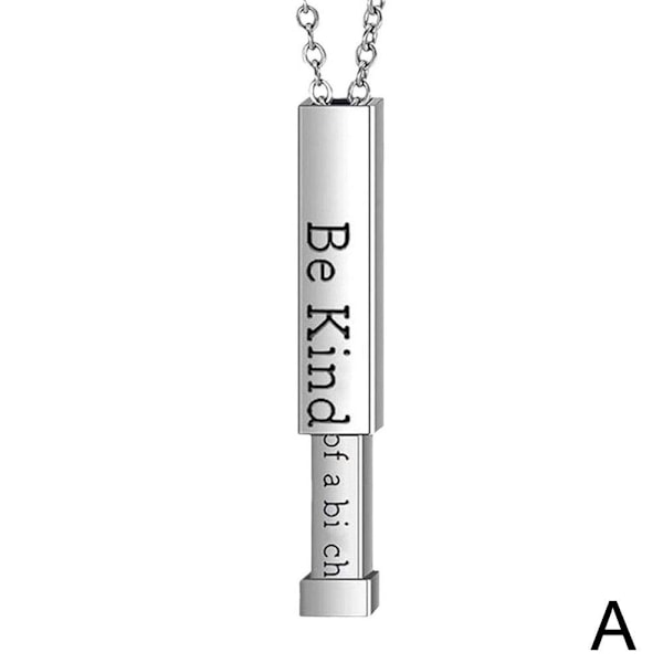 Var Snäll, Typ En B-Halsband, Var Snäll...Typ En B*tch Dold Meddelande Halsband Golden One size