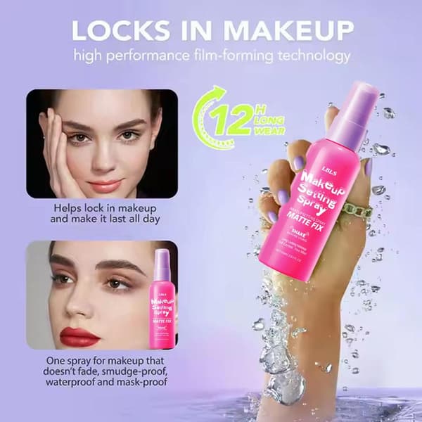60 ml Makeup Setting Spray Langtidsholdbar Oliekontrol Setting Spray Til Makeup Mat Finish S9c1