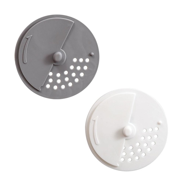 Hårfilter Sänka Anti-blockering Sil Svampsil Badkar Dusch Golv Avlopp Gray 1pcs