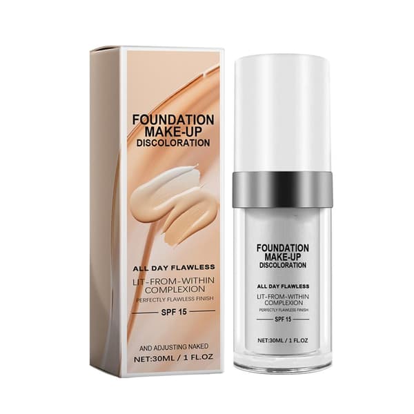 Farveskiftende Foundation Concealer Makeup Ændrer Hudtone