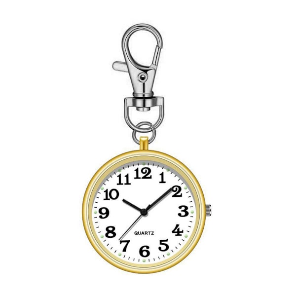 Kreativ Fickur Nyckelring Modeväska Examen Ficka Nyckelring Hänge Klocka P3L1 Golden One size
