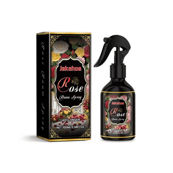 Rosendoftande inomhusspray, långvarig doft, luftfräschare för sovrum.
