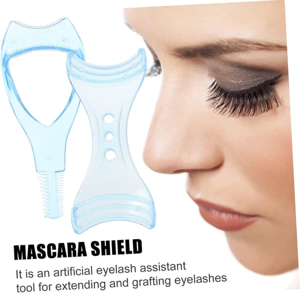 12 stk. Eyeliner Stencils til øjne Mascara Shield Applikatorer Øjenvippe Mascara Guard Makeup Lineal Vippe Shield Makeup Assistent