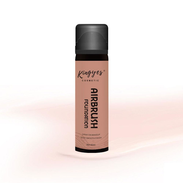 Airbrush Foundation Makeup Spray, Vattentät Full Coverage Foundation✨y Double head + flat head 1pcs