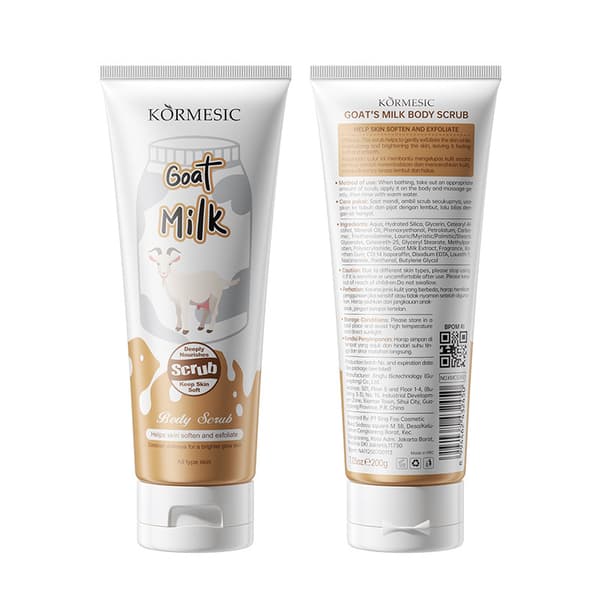 Kropsskrubcreme med gedemælk