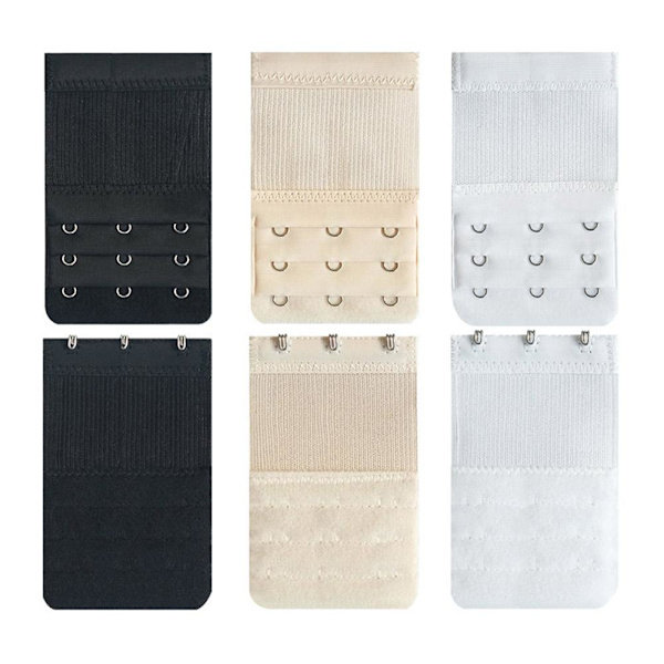 Elastiskt och elastiska underkläder med förlängda tre raders knappar I2F8 beige 1pc