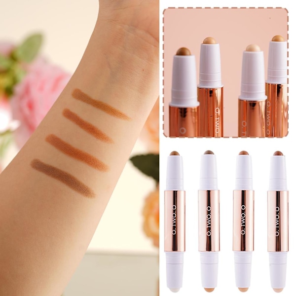 O.TWO.O Highlighters Makeup Shadow Contour Stick 4 Färger Highlig 1 1pcs