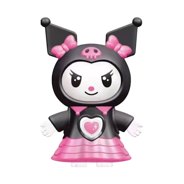 Tecknad HelloKitty Ansiktsbytande Docka Flip Docka Nyckelring Kreativ KT 1pcs