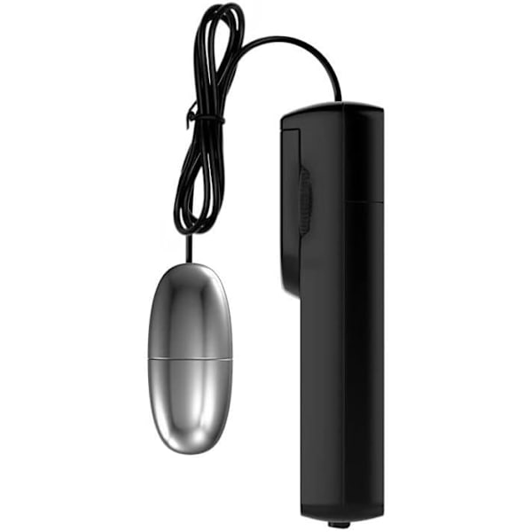 Sølv Klitoris Kugle Power Vibrator - Pink Controller