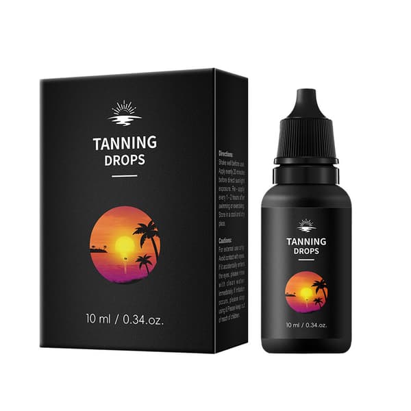 Strand soling oljedråper, 10ml for umiddelbar glød