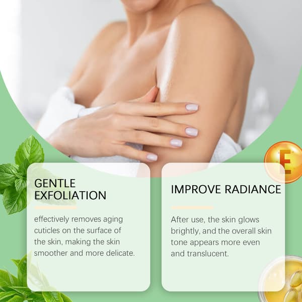 Matcha havssaltskubb - Rengör, vårdar, återfuktar, återfuktar, exfolierar