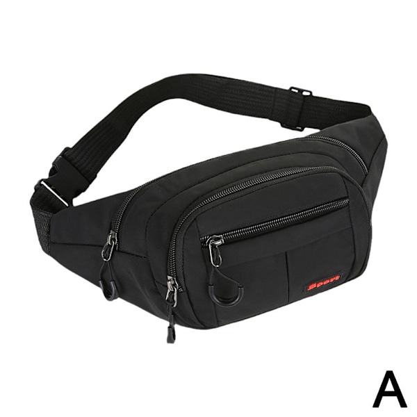 Unisex Bältesväska Mode Vattentät Bältesväska Koreansk Crossbody Bältesväska Dam Mode Sport Axelväska Ny Dam Bröstväska red 34*13*3cm
