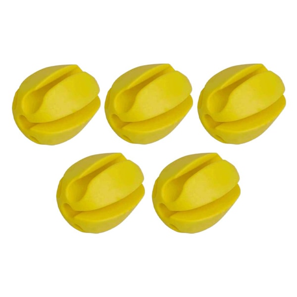 Rod Ball Retaining Clip Spöhållare Skydd Förvaringsenhet Fiskeutrustning N0 Yellow 5pcs