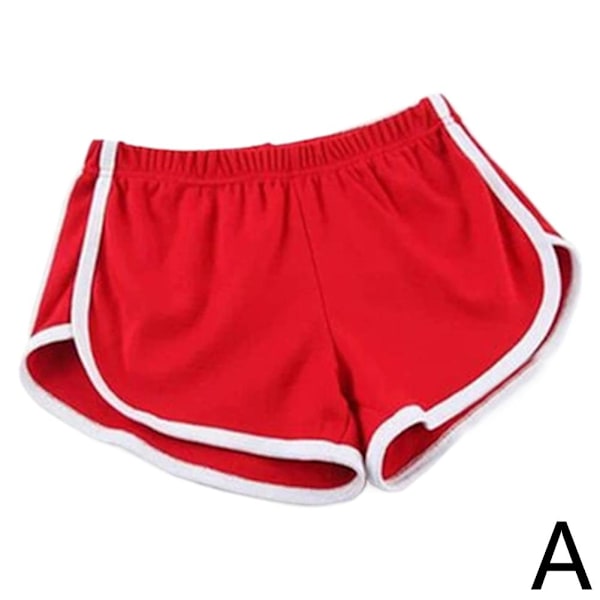 Sportshorts Sommar Dam Utomhuskläder Fritid Lös Shorts R6X Red L