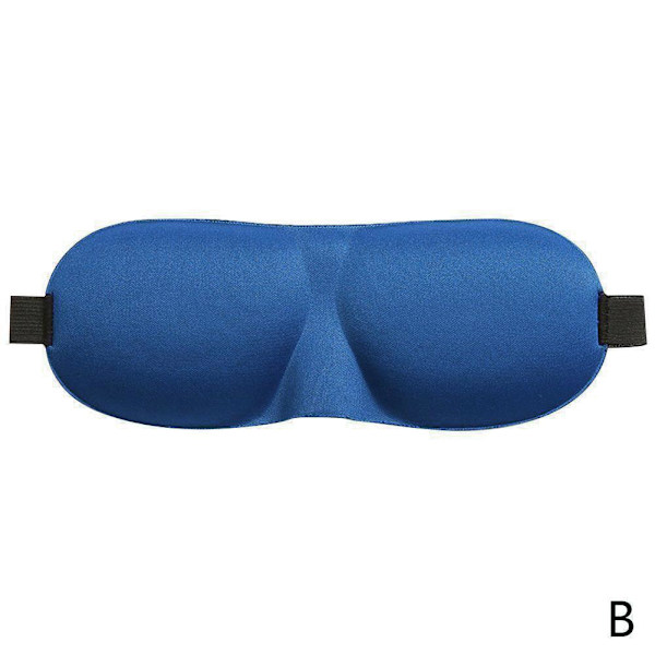 3D Reseögonmask Sovmask Vadderad Skugga Skydd Vila Avslappning Sovbindel Z1O0 sapphire one-size