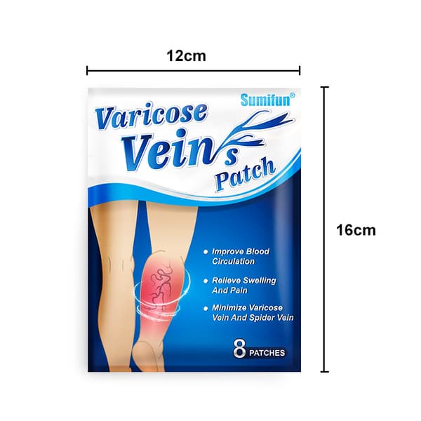 Blå Puls Regnorm Ben Vaskulær Salve - Intravenøs Plaster til Ømme Ben Intravenous patch
