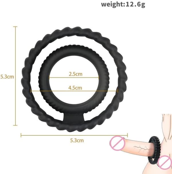 Sort armbånd, elastisk yogaring, forbedrer hårdhed og udholdenhed, pargave - H3