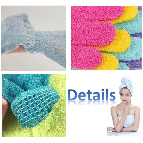 Creative Exfoliating Badhandskar Scrubber Back Resistance Body M yellow 7g