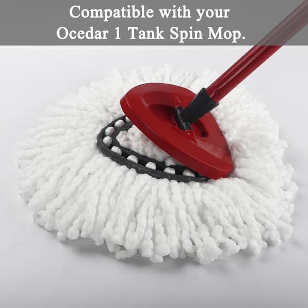 2-pak Spin Mop Refillhoveder - Kompatibel med EasyWring Mop