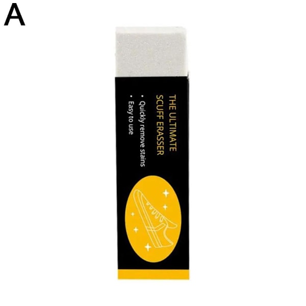 Gummiblock för mockaskinnskor Stövel Rengöring Vård Suddgummi Sko White One size