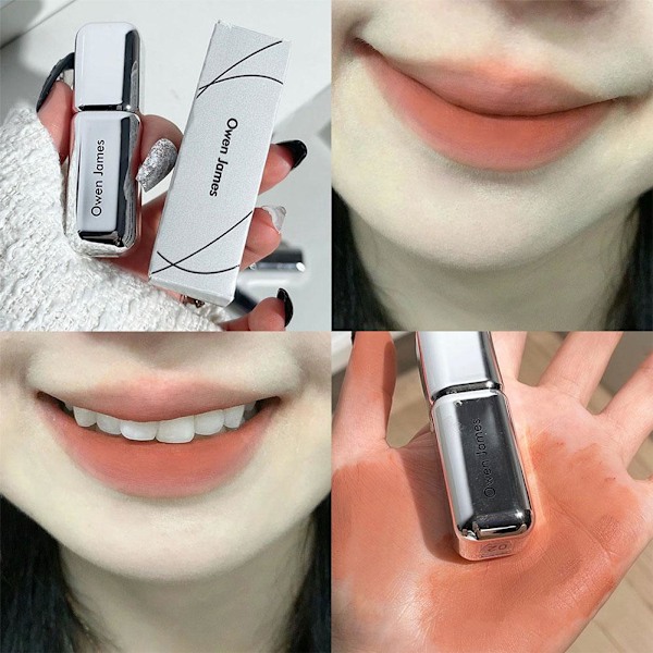 Realm Of Lucent Lip Mud Matte Matt Velvet Lätt att Ta Av Cinnamon Milk Tea 2.8g