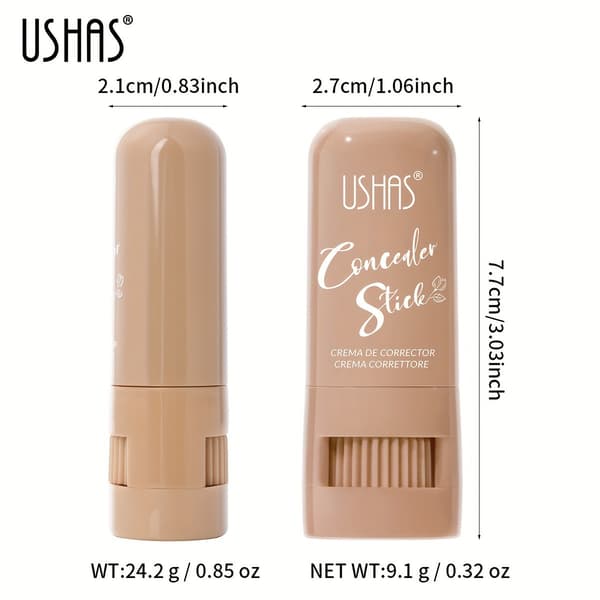Solid Concealer Highlighter Stick Makeup - Kompakt og Bærbar Contouring og Brightening FS458