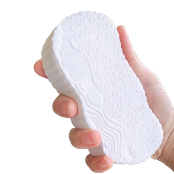 Färgglad Svampbad Gnuggande Lera Rengörande Badservetter  white 1pcs