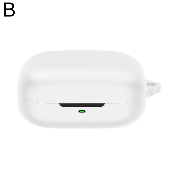Silikonfodral för Moto Buds+ Hörlurar, Mjukt Skydd för BT-Hörlurar, Fullt Skydd  white onesize