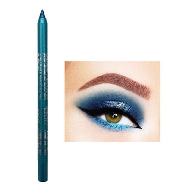 Färgglad flytande eyelinerpenna ögonpenna gelpenna långvarig W Dark Green one size
