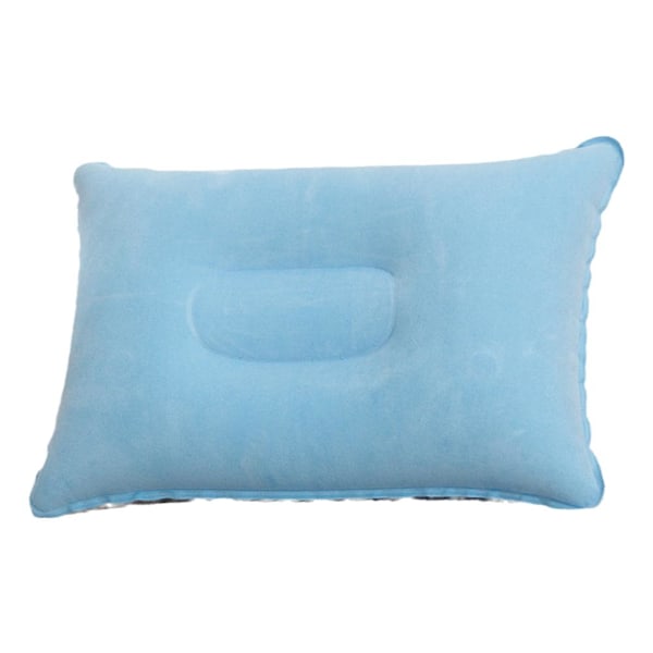 Luftkudde Uppblåsbara Kuddar Bärbar Huvudstöd Kompakt Camping Resa Ny Light blue small size