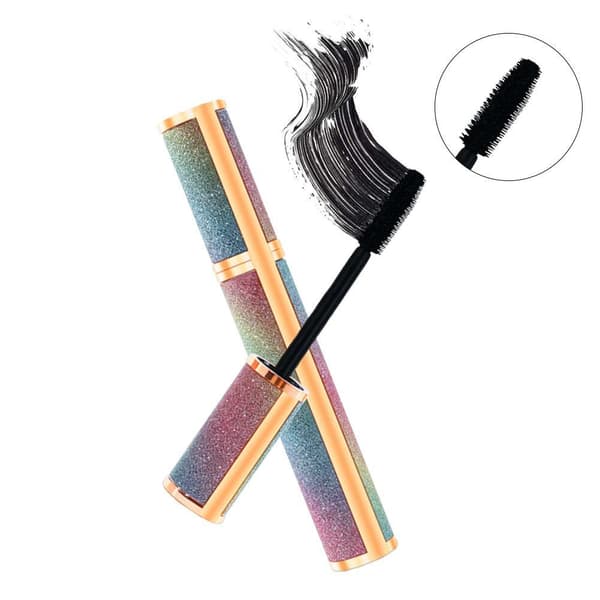 Mascara 4D Øyenvippe Vanntett Silkefiberforlengelse Kvinner Varige Vipper B0F2