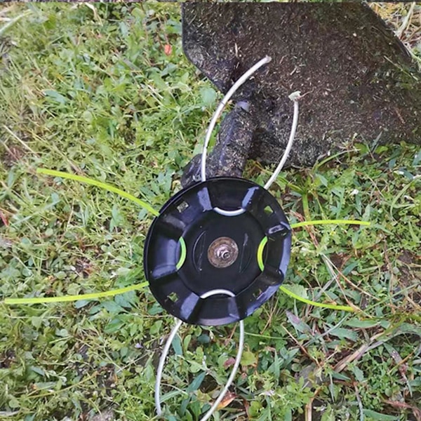 Grästrimmerhuvud & 4*Linjer Gräsmatta Klippare Fast Stål Tråd 5mm 1pcs